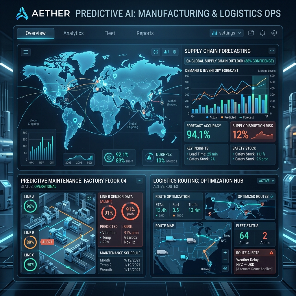 Manufacturing & Logistics Predictive AI
